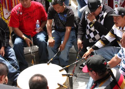 men playing drum