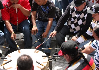 men playing drum