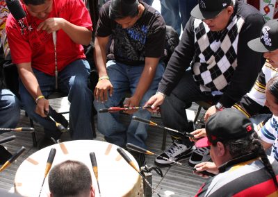 men playing drum