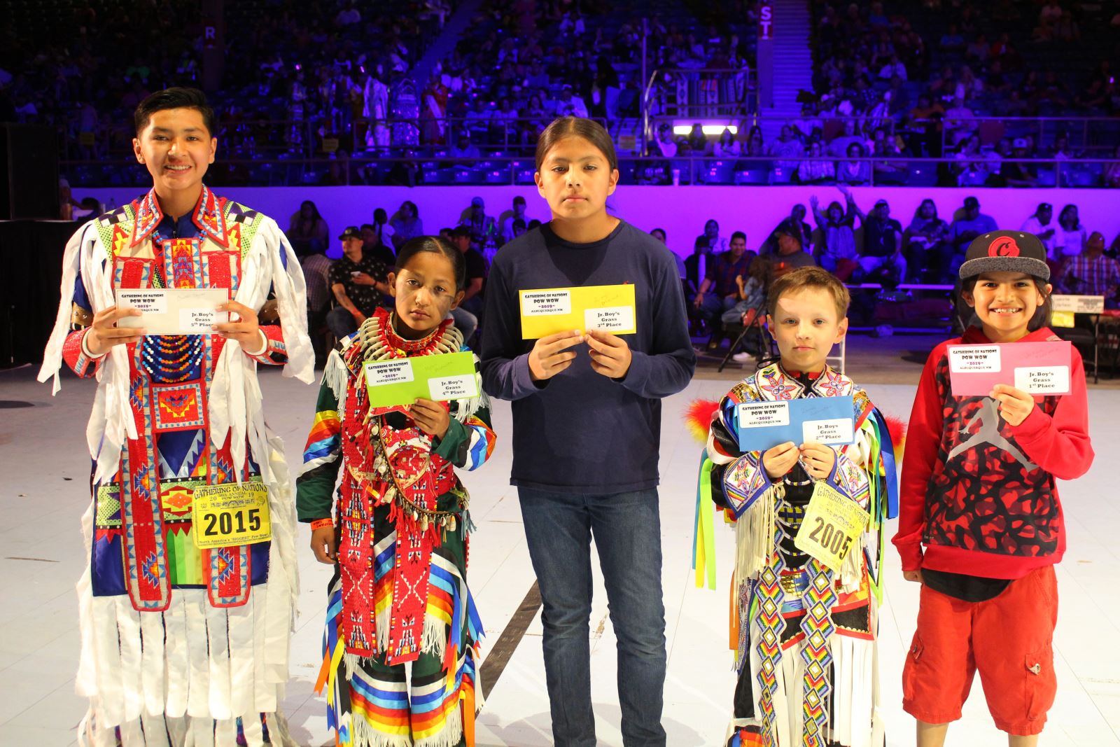 Jr. Boys Grass Dance Winners