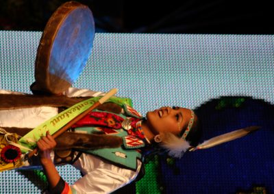 Miss Indian World contestant talking