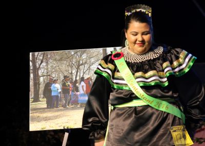 Miss Indian World contestant talking