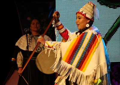 Miss Indian World contestant talking