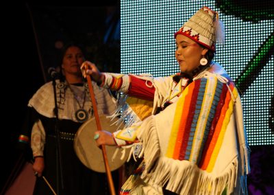 Miss Indian World contestant talking