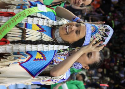 Miss Indian World being crowned