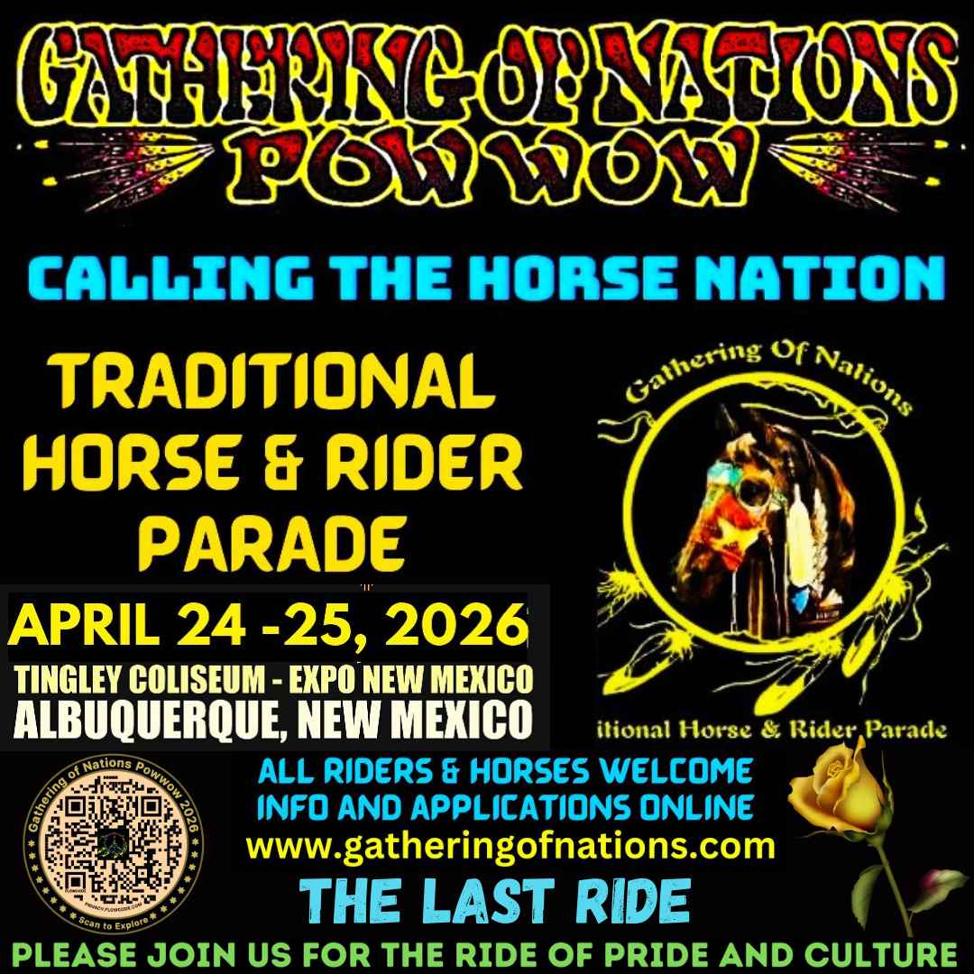 CALLING THE HORSE NATION 2026 FACEBOOK SIZE AD.